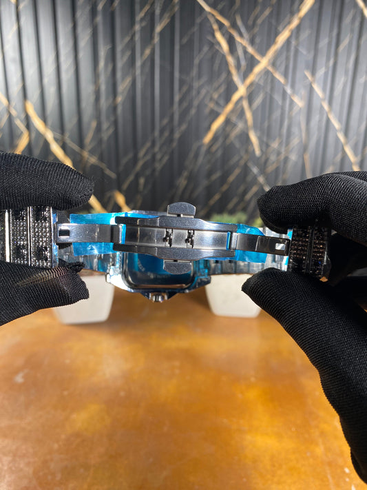 Santos Iced Out Automatic Luxury Watch – Ravven Premium
