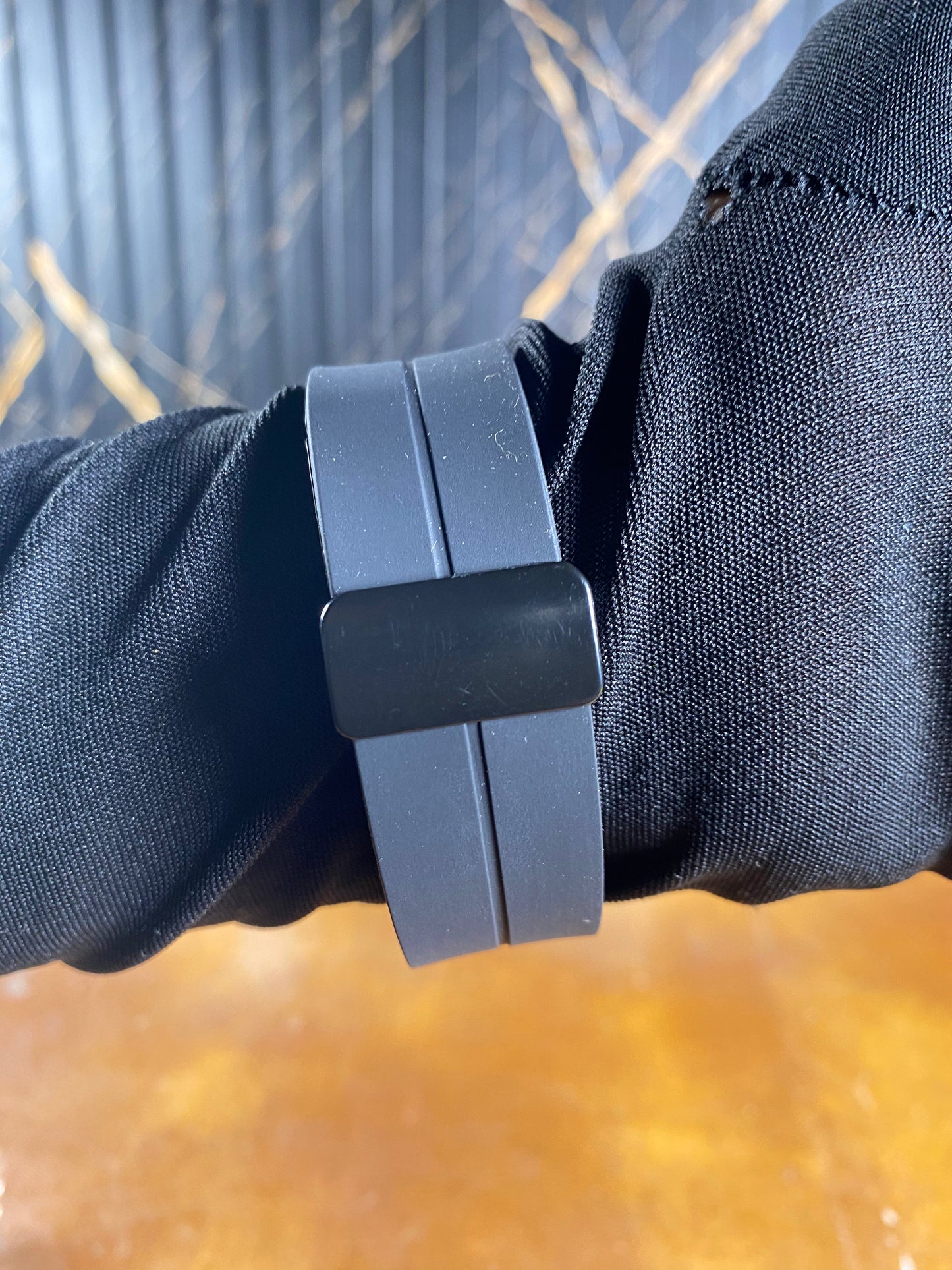 Universe Point Classic Tank Silhouette Watch – Matte Grey & Silver