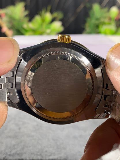 Rolex Inspired Datejust Two-Tone Fluted Bezel Luxury Watch – Ravven Premium