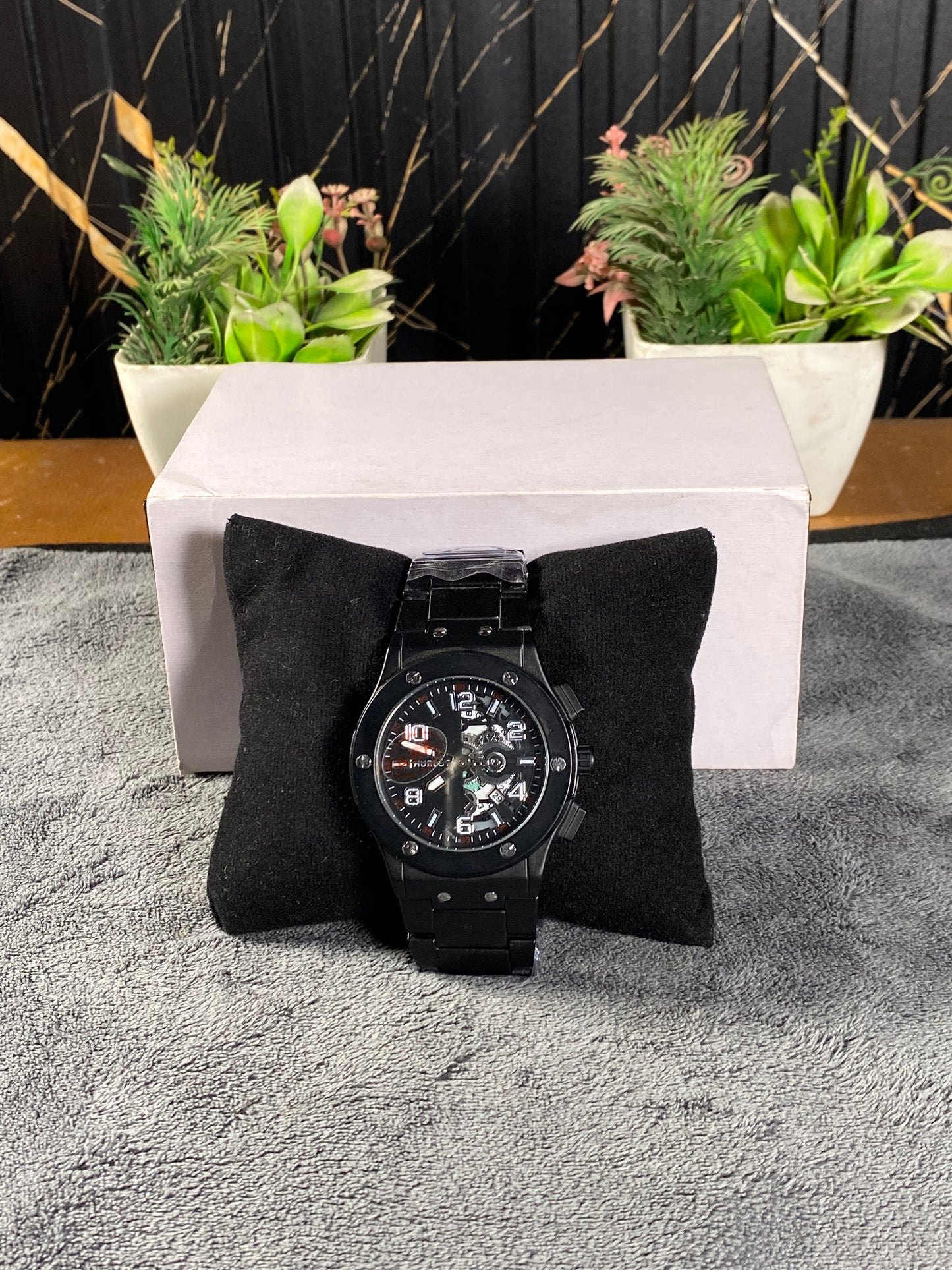 Hublot Inspired Big Bang Semi-Skeleton Luxury Watch – Ravven Premium