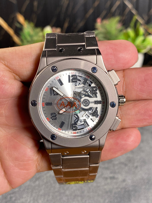 Hublot Inspired Big Bang Semi-Skeleton Luxury Watch – Ravven Premium
